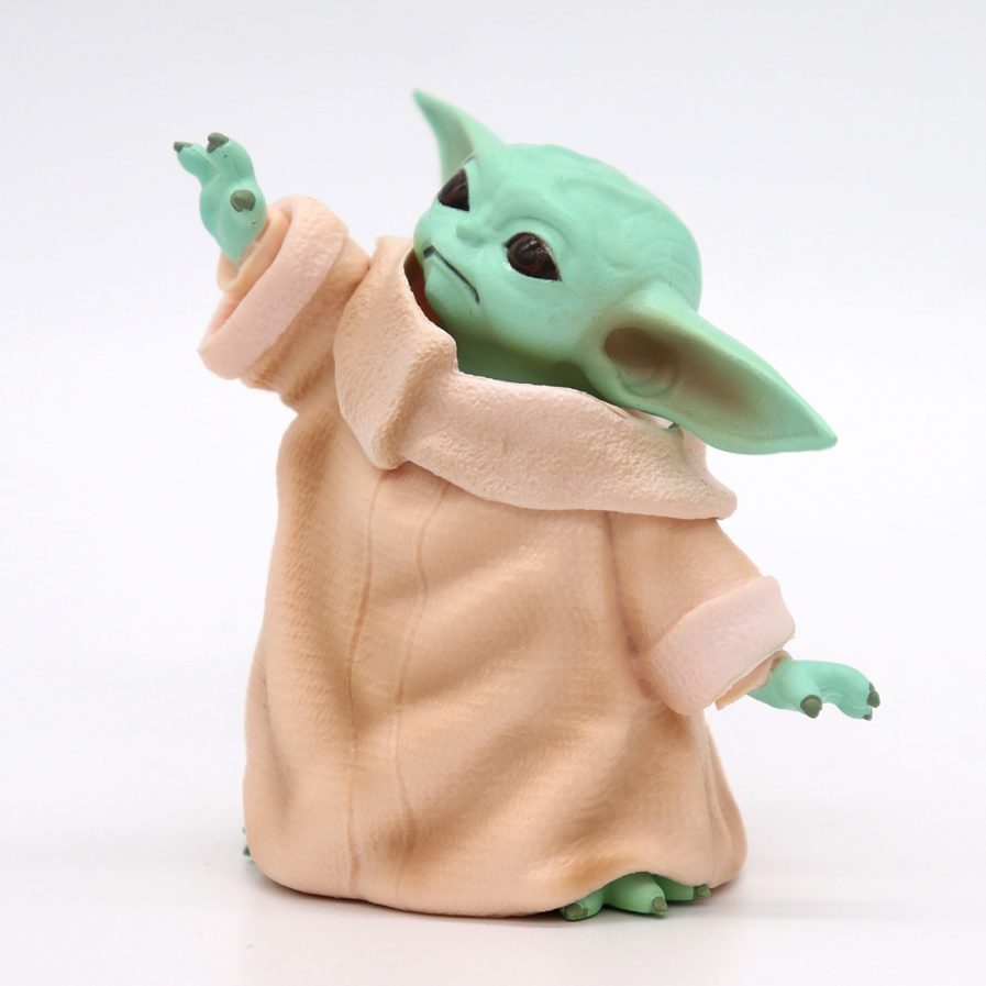 miniature yoda figurine